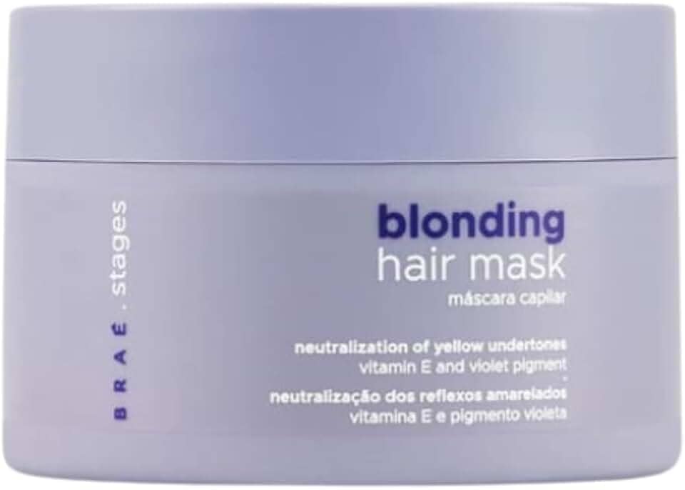 BRAÉ Stages Loiro Máscara Capilar Condicionante 200g - Hidratação Intensa, Maciez e Manutenção da Cor Loiro - Hair Mask