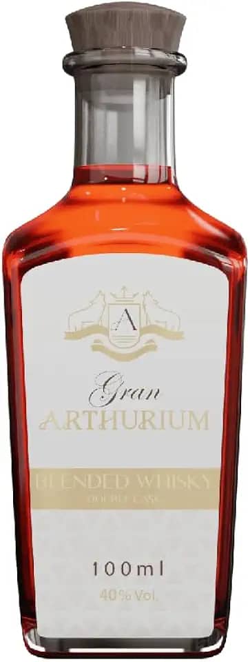 Mini Whisky Gran Arthurium 100ml. Miniatura Blended Premium Carvalho
