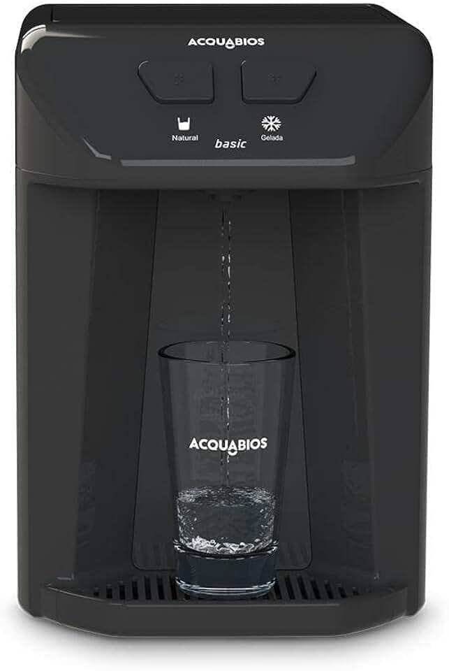 ACQUABIOS PURIFICADOR DE ÁGUA BASIC - BACTERIOLÓGICO/BIVOLT/PRETO