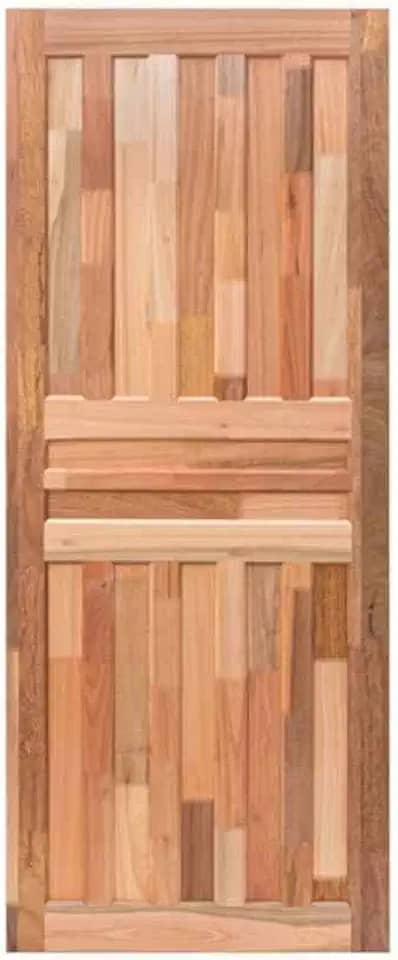 Porta de Madeira PE801 Pop Esel 210cmx70cmx9cm Natural
