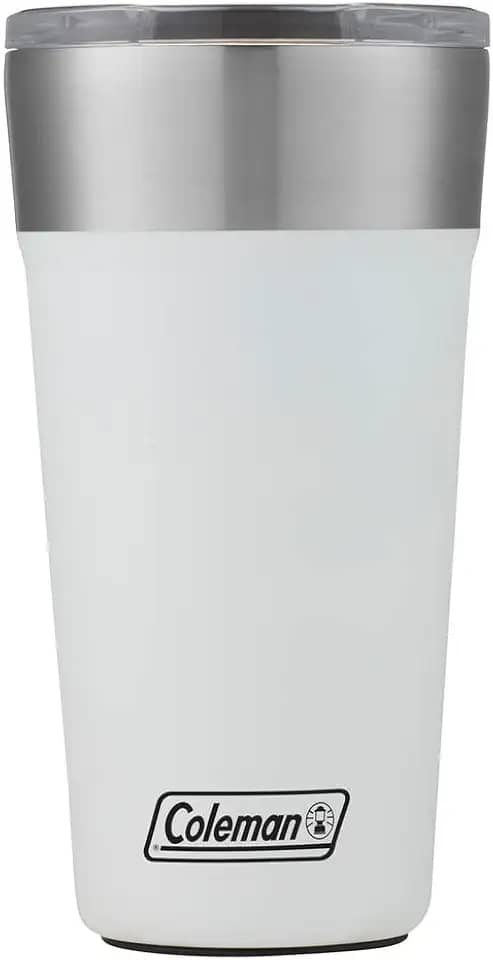 Copo Térmico com Tampa 600ml Branco Coleman