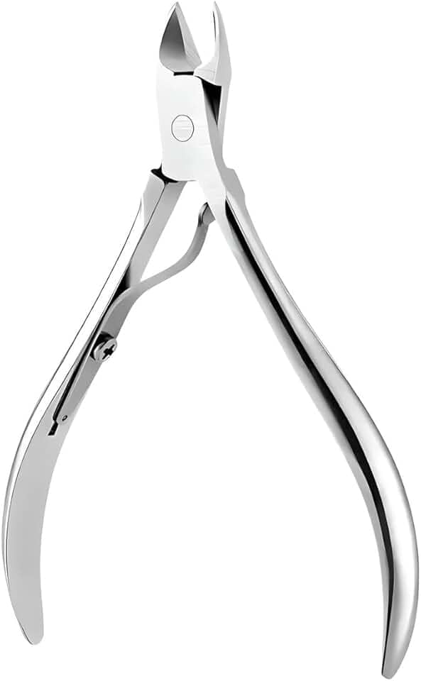 Alicate de Cutícula Inox Profissional – Ferramenta Afiada Manicure Pedicure em Aço Carbono para Cortador de Unhas, Higiene das Cutículas, Uso em Salão ou Casa