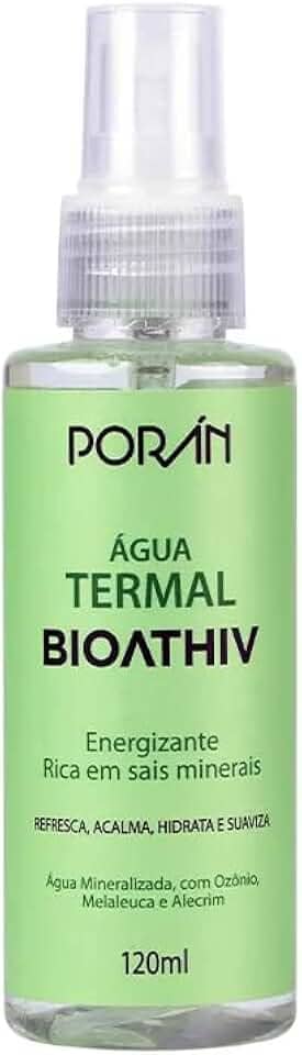 Água Termal Poran - Spray Facial Hidratante 120ml - Refresca e Acalma a Pele Sensível - Thermal Water PR110