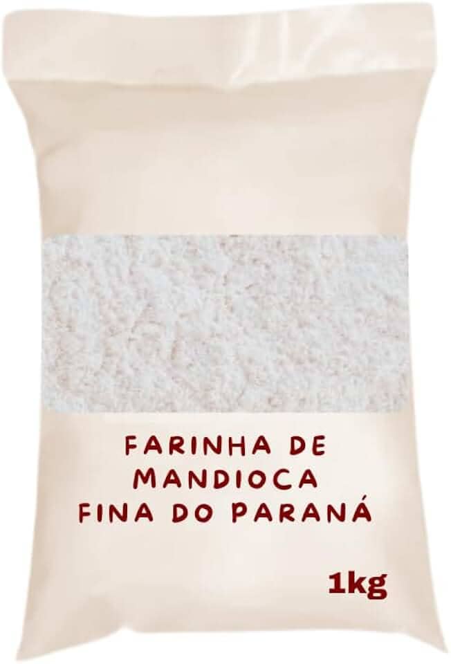Farinha de Mandioca Fina do Paraná, Branca, 1kg