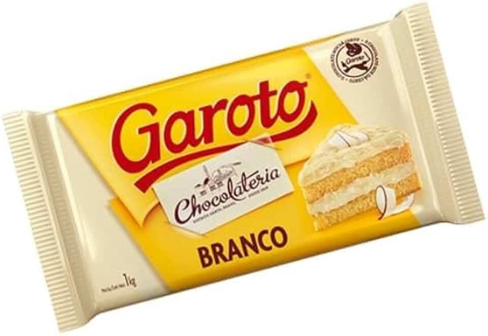 Chocolate para Cobertura GAROTO Branco 1kg