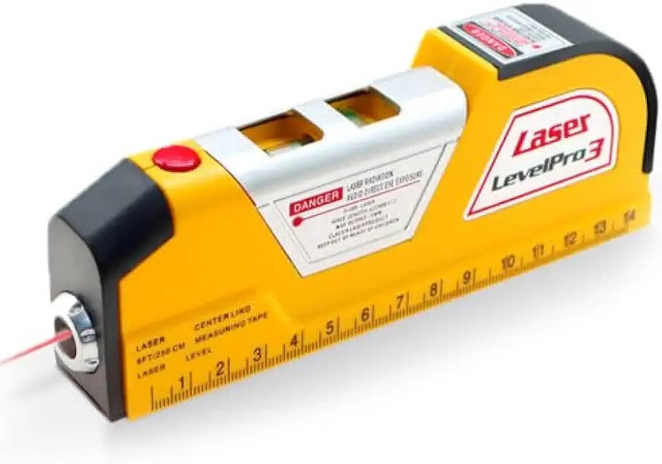 Régua de Nível á Laser 4 em 1 com Trena