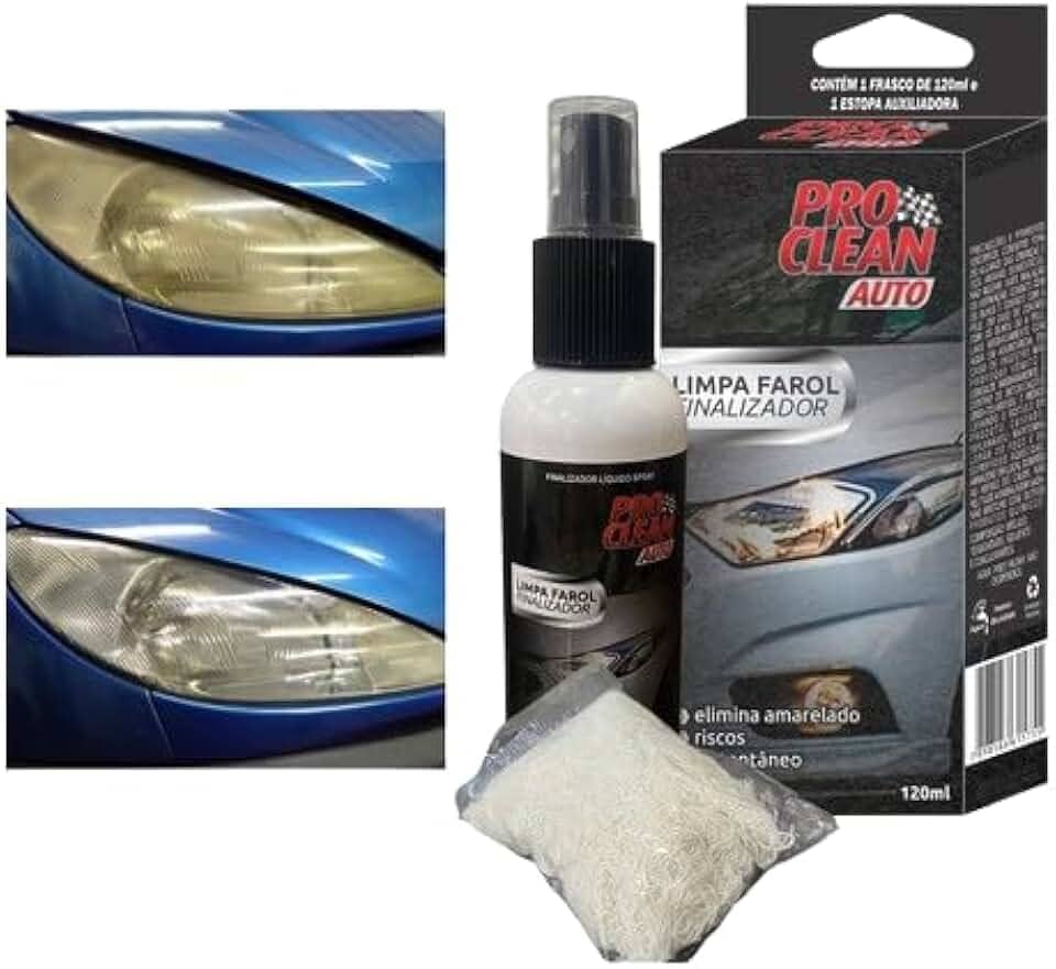 REVITALIZADOR LIMPA FAROL PARA CARROS SEM PRECISAR POLIR