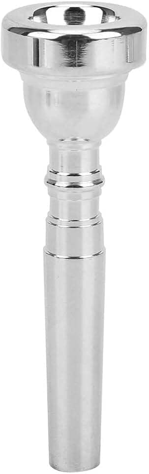 Bocal de Trompete Prateado, Fluxo de Ar Brilhante, Acessório para Economia de Trabalho para Tocadores de Trompete King (Prata)