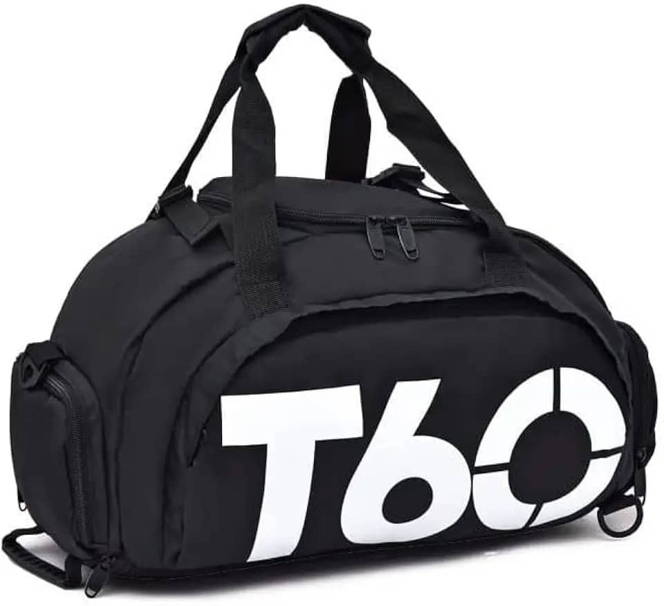 Mochila T6 Bolsa 3 em 1 Mala Esportiva Unissex de Grande Capacidade para Viagem Academia Esportes