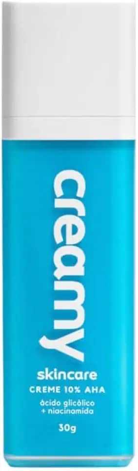 Creamy Creme Renovador Ácido Glicólico 30g | Melhora a Textura da Pele | Previne e Corrige Linhas Finas | Reduz Poros Dilatados | Hidratação Profunda | Controla o Brilho e a Oleosidade | Para Todos os Tipos de Pele