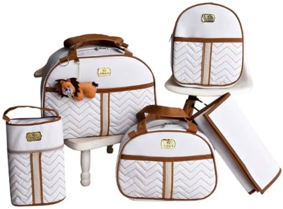 kit 5 Bolsas Mala Saída Maternidade