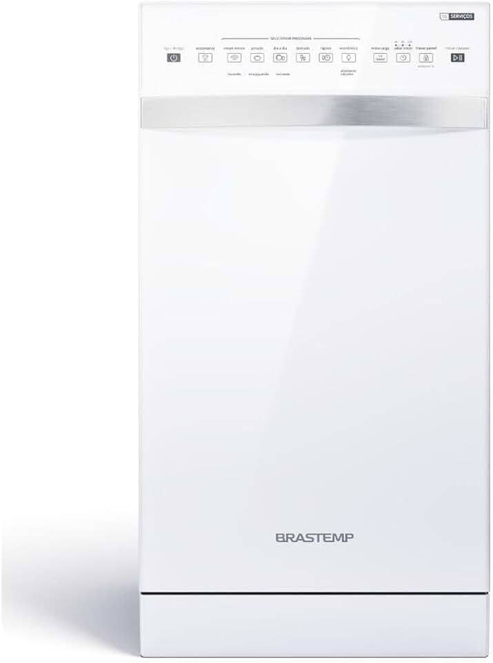 Lava-Louças 10 Serviços Brastemp Branco com Ciclo Pesado - BLF10BB 110V