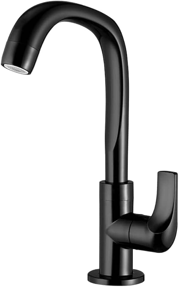 Torneira Banheiro Mesa Lorenzetti Fitt Abs Preta 1/4 Volta