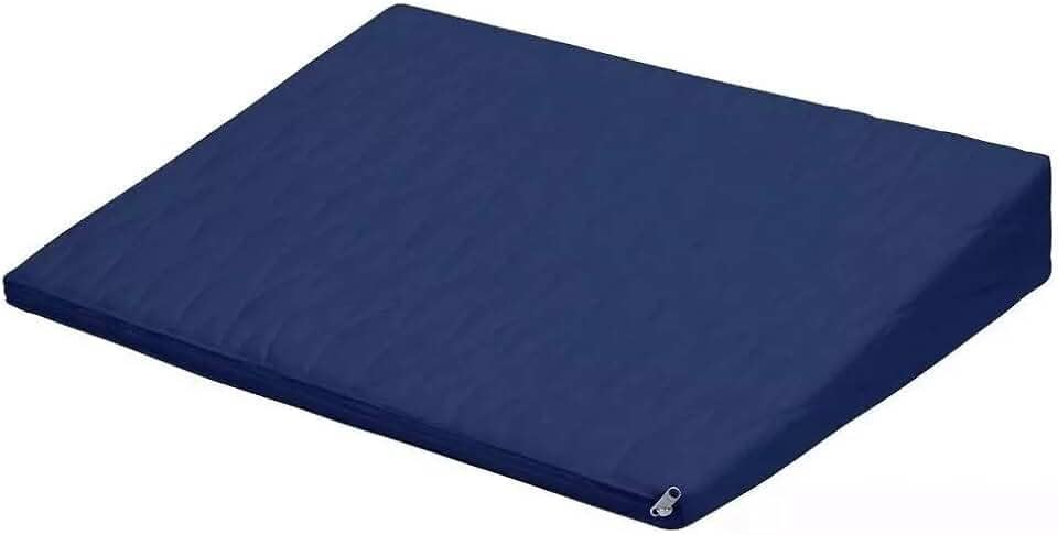 Travesseiro Anti-refluxo adulto Almofada descanso de pernas Capa em Microfibra para Noites Relaxantes e Livres de Desconforto