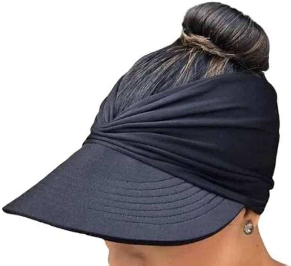 VISEIRA TURBANTE PROTECAO UVA E UVB (PRETO)