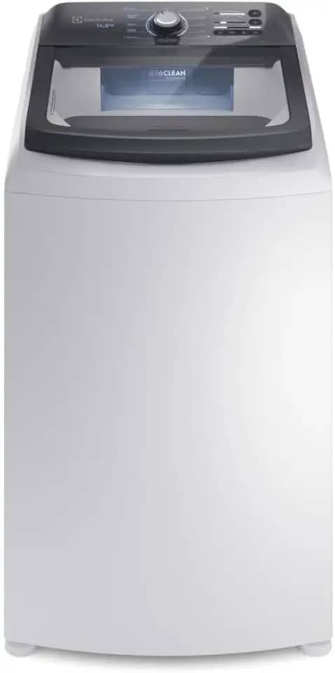 Máquina de Lavar Electrolux 14,5kg Branca Efficient Cesto Inox Jet&Clean 127v LEE15