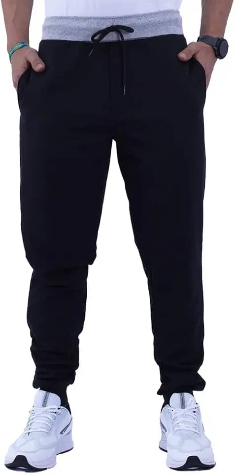 Calça Masculina Moletom Slim Jogger MXD Conceito Cores Tradicionais