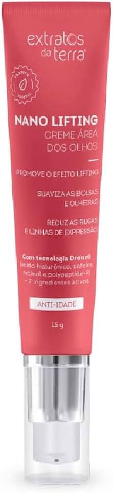 Creme para Área dos Olhos Nano Lifting – Redução de Rugas, Olheiras e Bolsas – Efeito Lifting