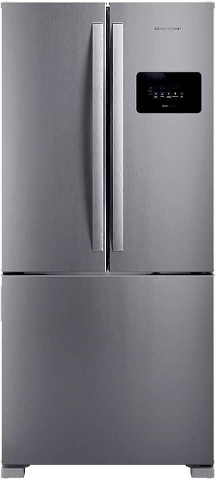 Geladeira French Door 3 Portas Inox Design e Tecnologia Premium Brastemp - BRO85MK 220v