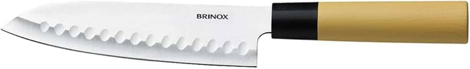 Faca Para Peixe E Legumes 7" Samurai Brinox Aço Inox