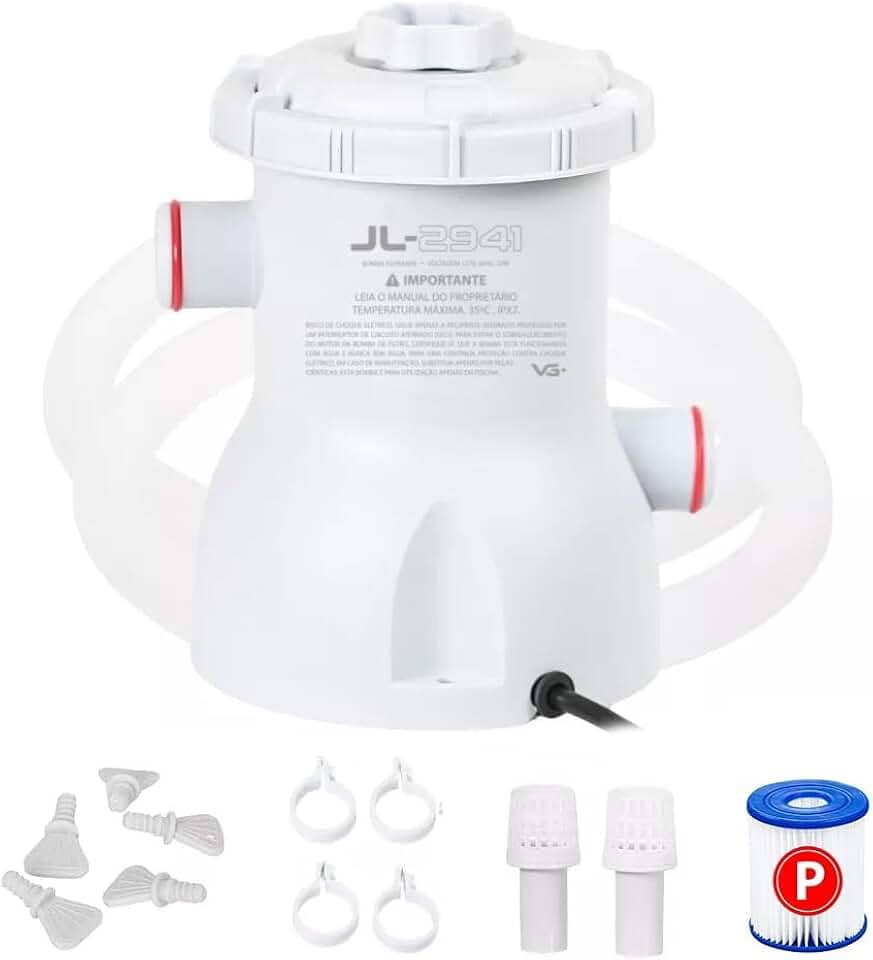 Bomba Filtrante 1250L/H Para Piscina Inflável e Estrutural Filtro 220v VG Plus