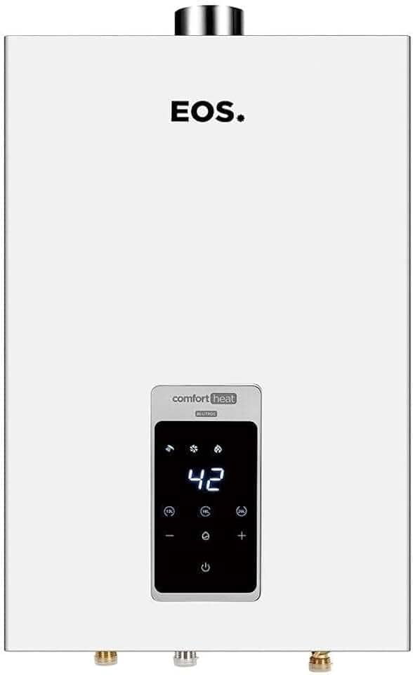 Aquecedor de Água a Gás Eos Digital 26 Litros (gás Natural) Exaustão Forçada Eaq260gd-n Branco Bivolt