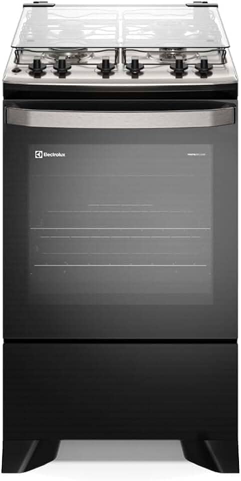 Fogão Electrolux 4 Bocas Experience com VaporBake Preto FE4TP