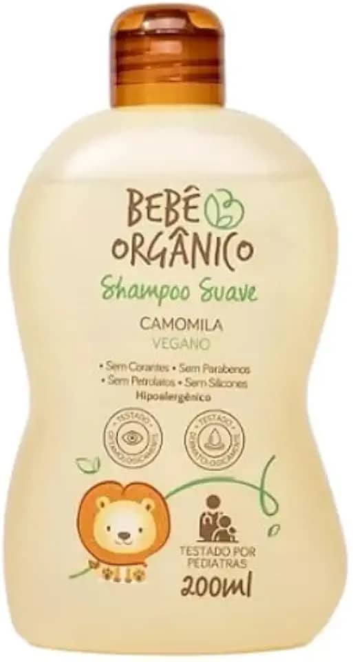 Shampoo Camomila Suave Bebê Orgânico - 200 ml