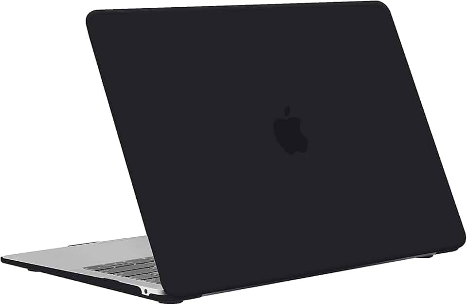 Capa Compatível Para Macbook New Air 13.3'' A1932 /A2179 /A2337 (M1) 2018-2020 Preto Fosco,Policarbonato, Rígido,Fina e Leve.