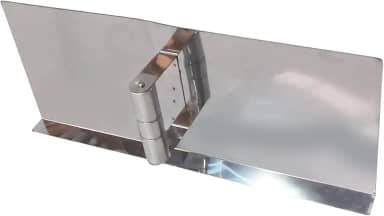 Tampa De Inox Para Fogão A Lenha 50x19cm Churrasco