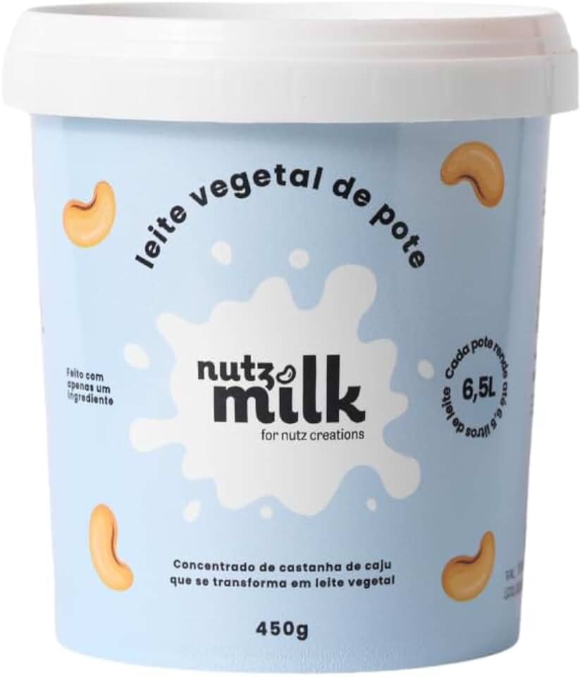 Leite Vegetal NutzMilk® 6,5L - Concentrado de Castanha de Caju