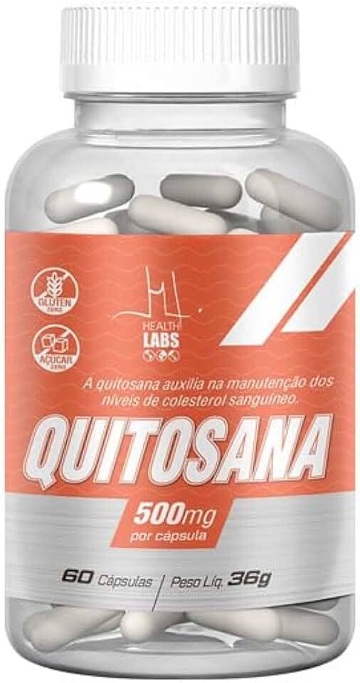 Quitosana 500mg 60caps - HEALTH LABS