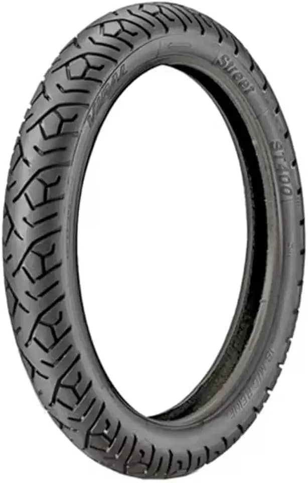 Pneu Traseiro Vipal 110/80-14 ST400 Honda Biz 125/110/100 Pop 100 Uso Com Câmara Balão