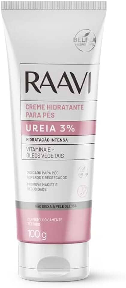 Creme Hidratante Uréia Pés 3% - Raavi