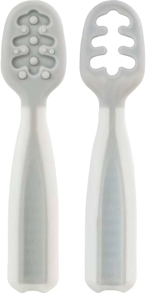 Buba Kit Colher De Treinamento Cinza