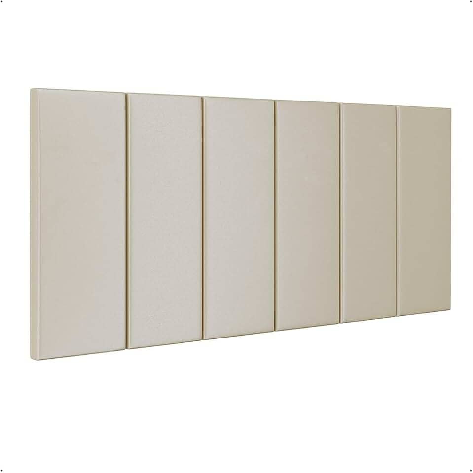 Cabeceira Painel Suspensa Julia Estofada Suede Para Cama de Casal 1,40 (Areia) - Lojas RPM