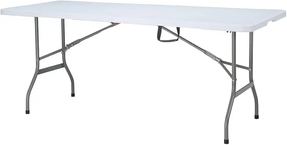 NTK, Mesa Dobrável 1,80m x 70cm em Polietileno Alta Densidade, para Camping e Eventos, Robust
