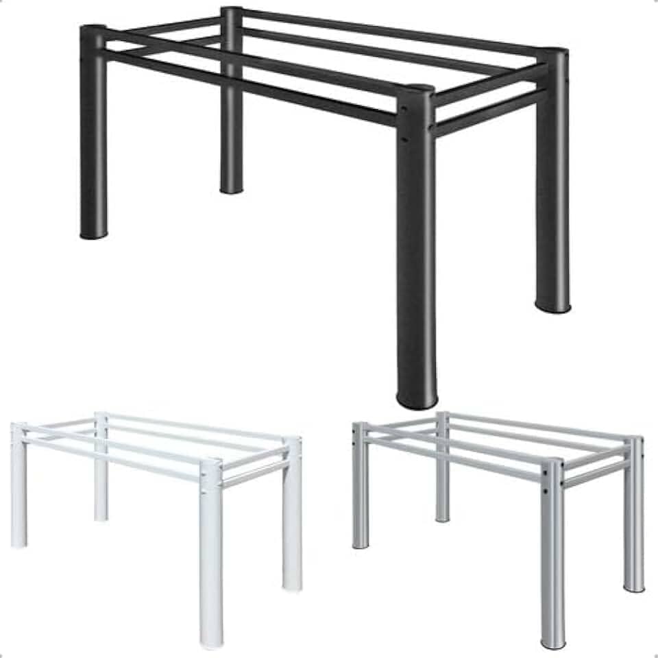 Base Para Mesa De Jantar Para Pedra Granito Vidro Madeira de até 120 x 80cm (Craqueado)