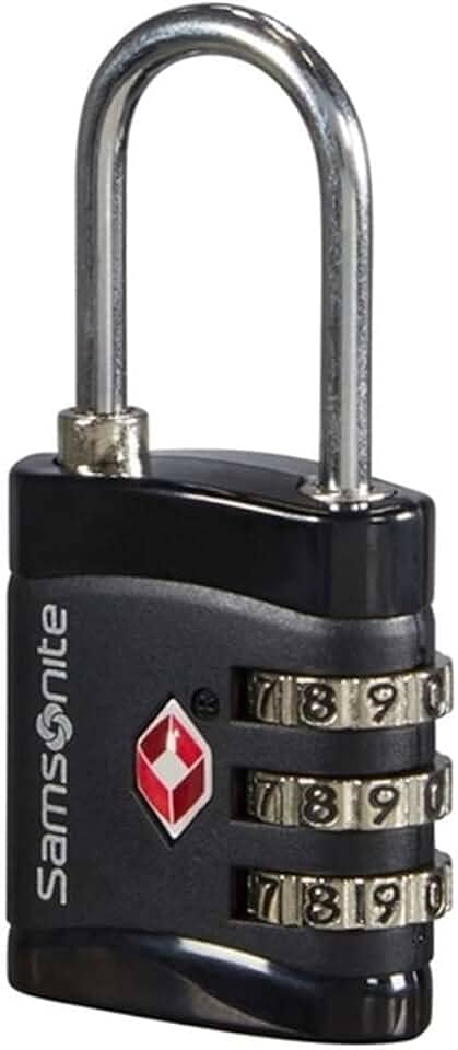 Samsonite Cadeado 3 Dígitos TSA Preto