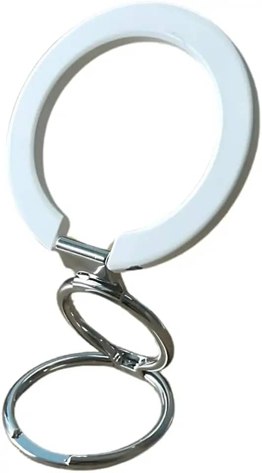 Suporte Duplo Celular Magsafe Magnético Mesa Branco