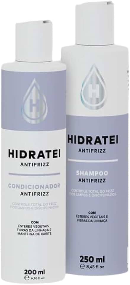 Kit Cuidados Diário Antifrizz Hidratei - Shampoo + Condicionador