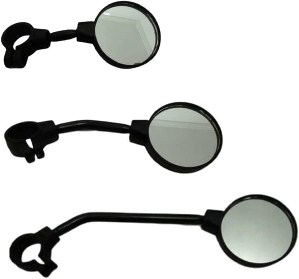 Espelho Retrovisor Bicicleta Bike Redondo Preto Speed Mtb (P)