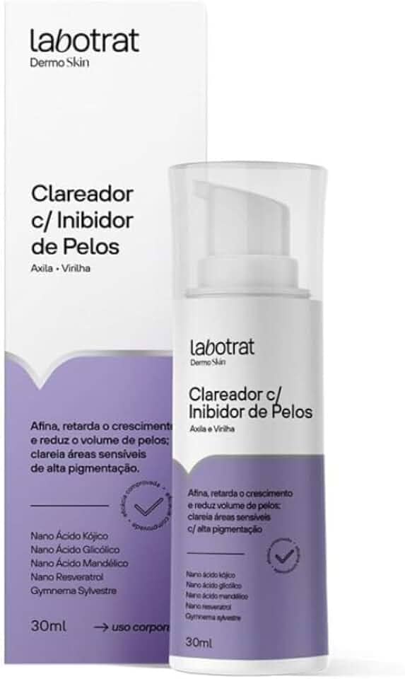 Labotrat - Clareador Com Inibidor De Pelos Labotrat Dermo Skin 30Ml Axila/Virilha