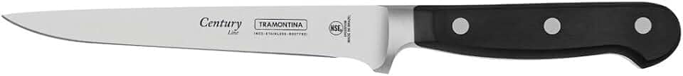 Faca Para Filetar 6", Tramontina, Century 24023106, Preto