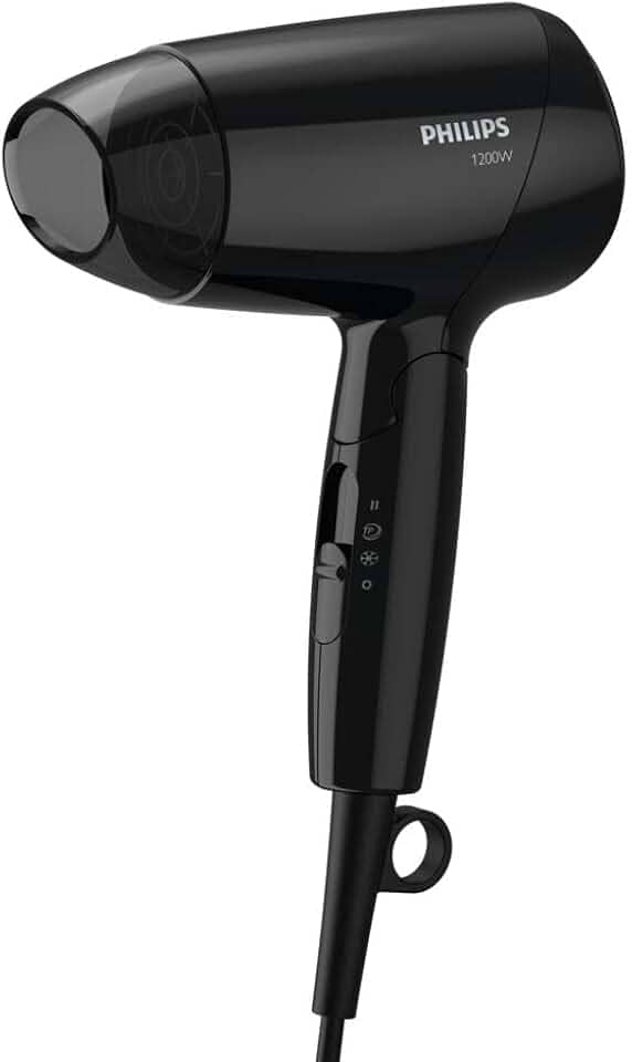 Secador de Cabelo Compacto Essential Travel Philips BHC010/81 Tecnologia ThermoProtect 220V