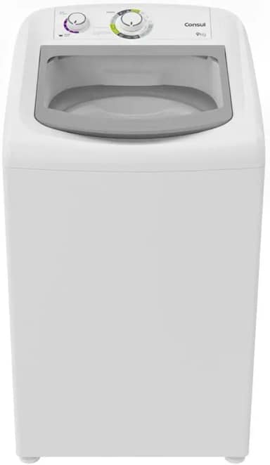 Máquina de Lavar Consul 9kg Dosagem Extra Econômica e Ciclo Edredom - CWB09AB 110V