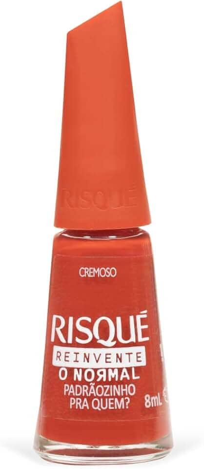 Risqué Esmalte Vermelho Cremoso Padrãozinho Pra Quem? 8Ml