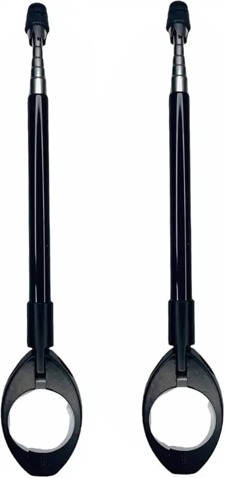 KIT 2 Antenas Aparador Corta Linha de Pipa - Moto Retrátil 7 Estágios Especificações: - Inox - Dobrável Guidão Inox - IMPORT PREMIUM