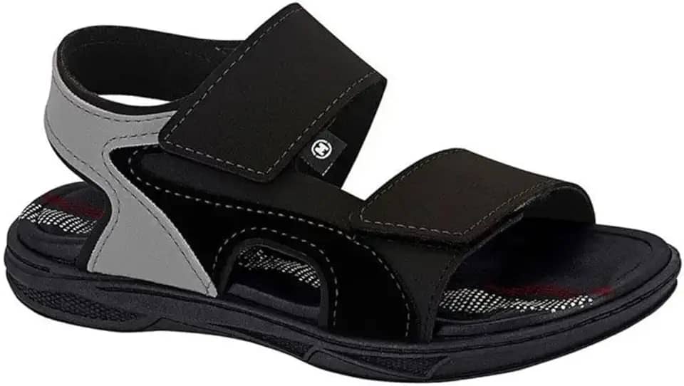 Sandália Molekinho Neo Camurça Menino - Preto