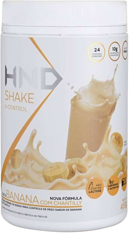 Shake H-Control Sabor Banana Com Chantilly HND 450g